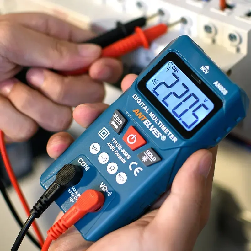 user-friendly AN008 Auto-Ranging Multimeter: Intelligent Digital Display for Electrical Measurement and Testing