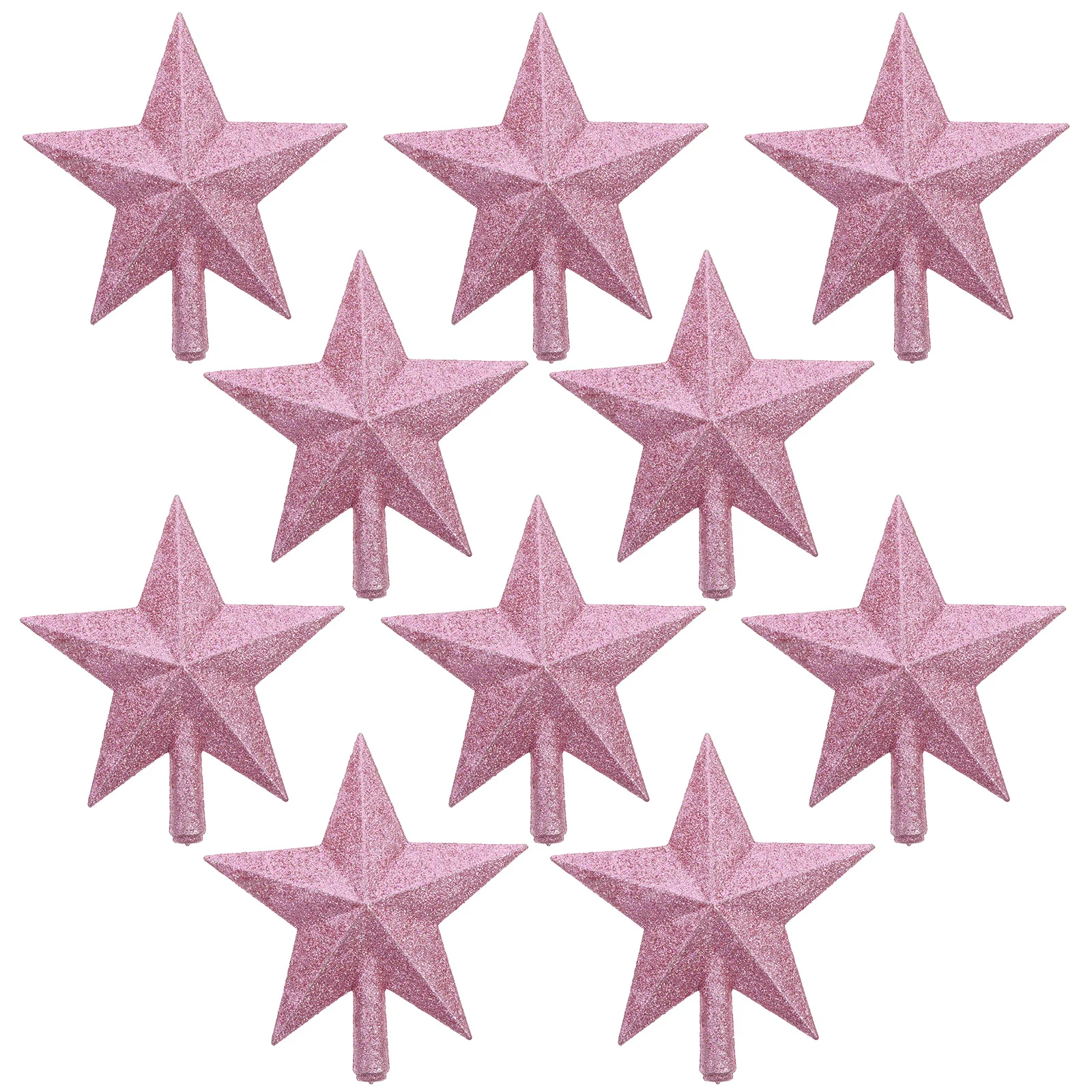 10Pcs Christmas Tree Star Topp - Star Tree Topper ulasan dan harga