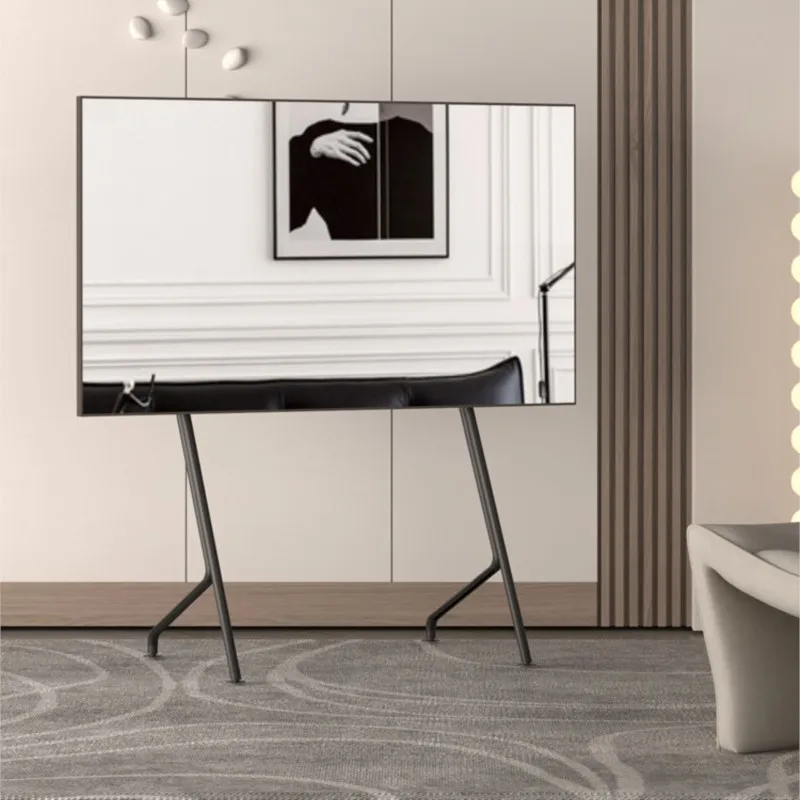 MOMO Mobile Art TV Stand Floor-standing Vertical Cart TV Rack General Teaching Conference Advertising All-in-one Machine