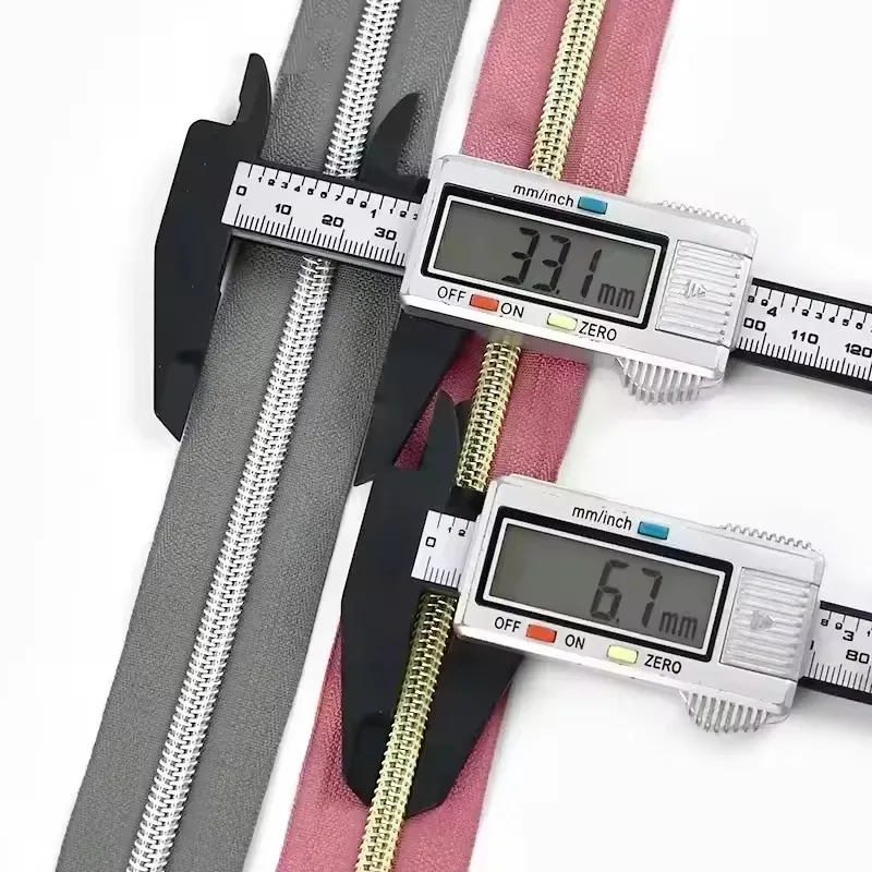 2/5/10/20M 5 # Nylon-Reißverschlussbänder Meterware zum Nähen von Kleidung, Dekoration, Taschen, Reißverschluss, durchgehende Rolle, Kunststoff-Reißverschluss, DIY-Zubehör – Detail 4