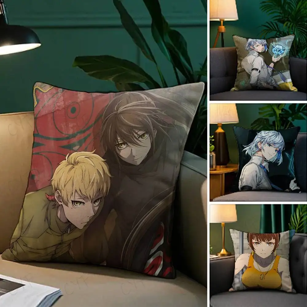 Korea Cartoon T-Tower of God Pillow Case Custom Printed Brushed Fleece Pillow, Baby Skin-Touch, Eco-Friendly Dye-Sublimation Cus