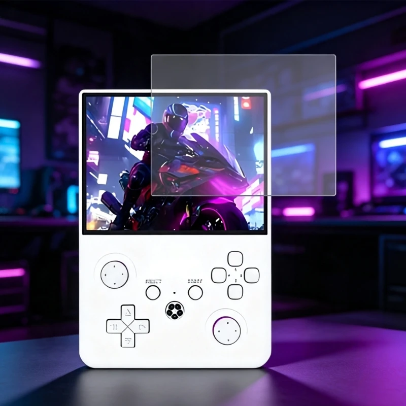 Modellgerechte Displayabdeckung für R36MAX2-Spielgerät, Glasbildschirmfolie mit einfacher Anzeige – Detail 1