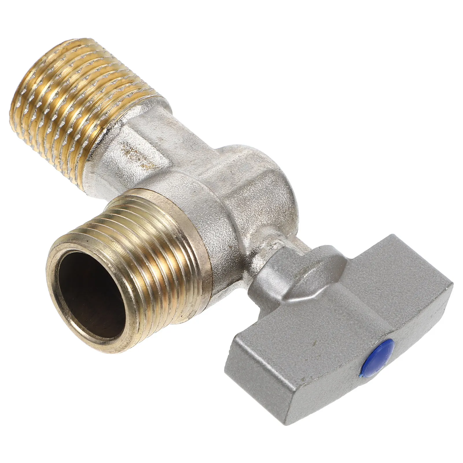 All-Copper High-Angle Shower Faucet with Full-Open Core and Sink/Dishwasher Shut-Off Valve