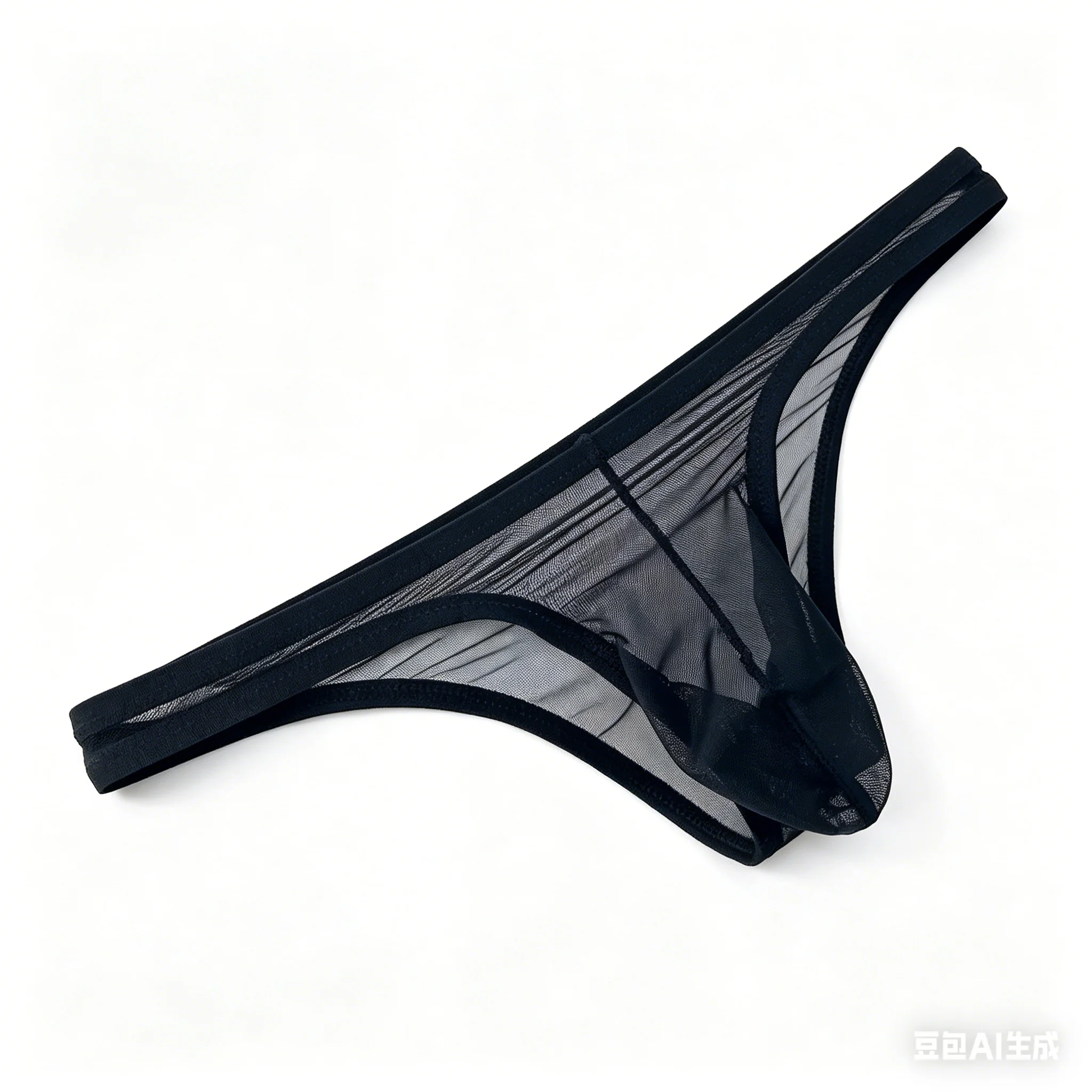 

Бесшовные сетчатые прозрачные трусы для мужчин, сексуальное нижнее белье с U-образной выпуклой сумкой, ультратонкие эротические трусики с низкой посадкой для геев, прозрачные танга