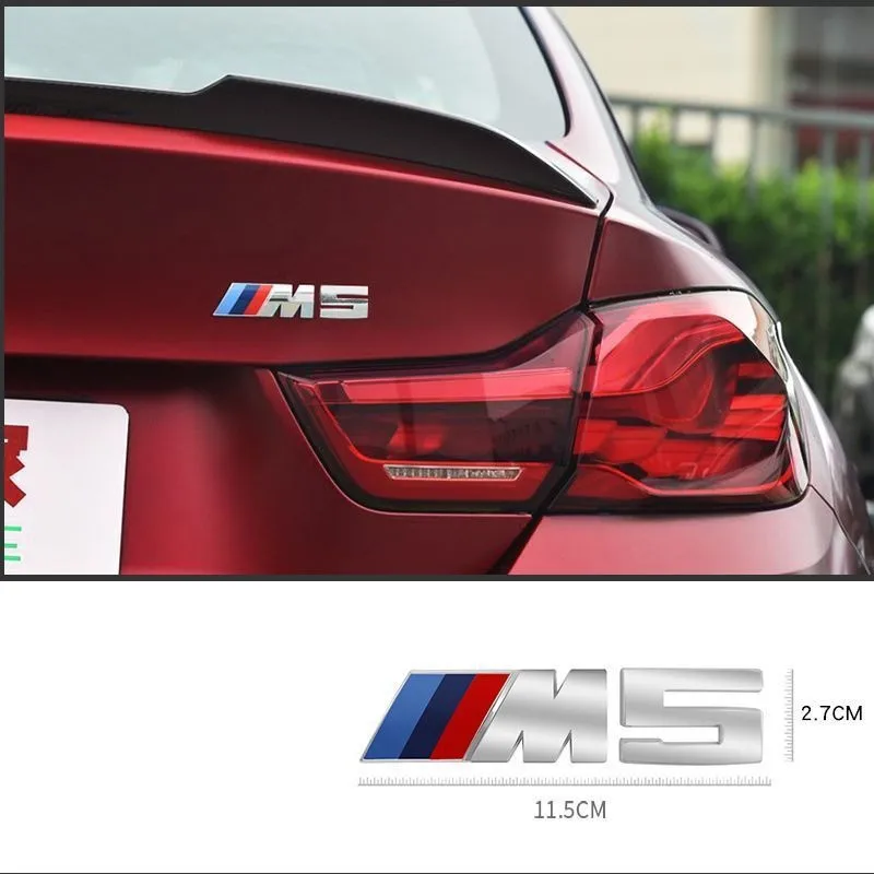 Bmw、車バッジ、1個、m1、m2、m3、m4、m5、m6、m7、e34、e36、e61、e39、e60、e90、e92用の車のトランクステッカーe93,f10,f20,f30,g20,g30