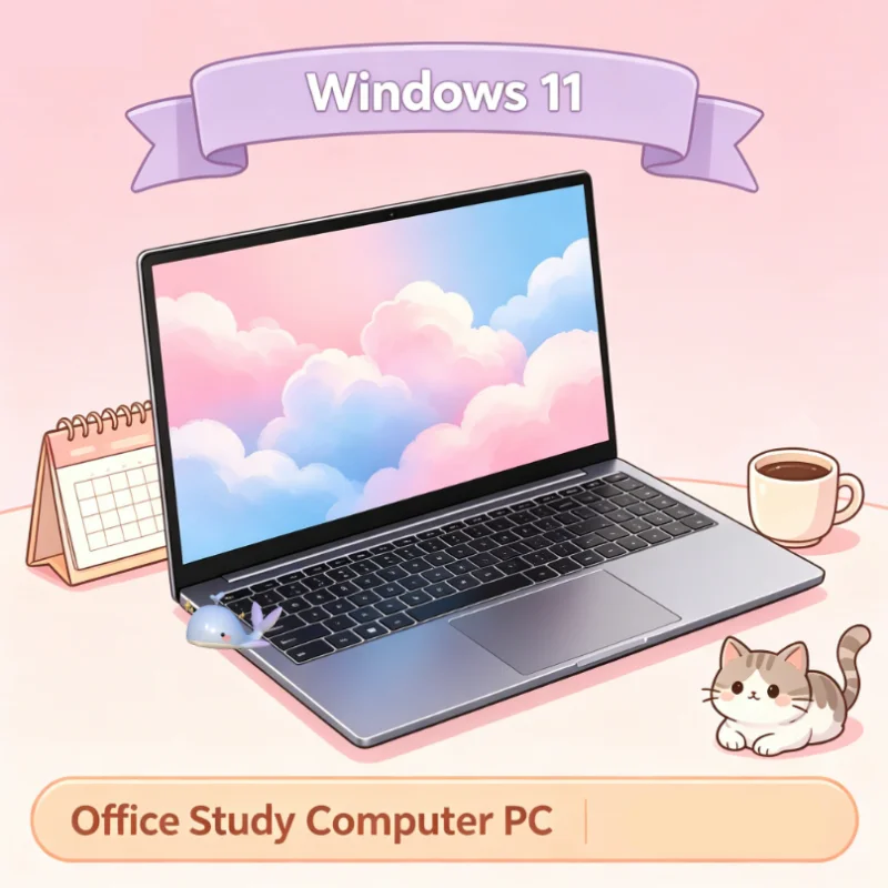 New 14.1 Inch I9-9900 I7-8650U  Business Office Notebook Win11 DDR4 16GB/32GB RAM 2TB SSD Ultra Thin Portable Laptop