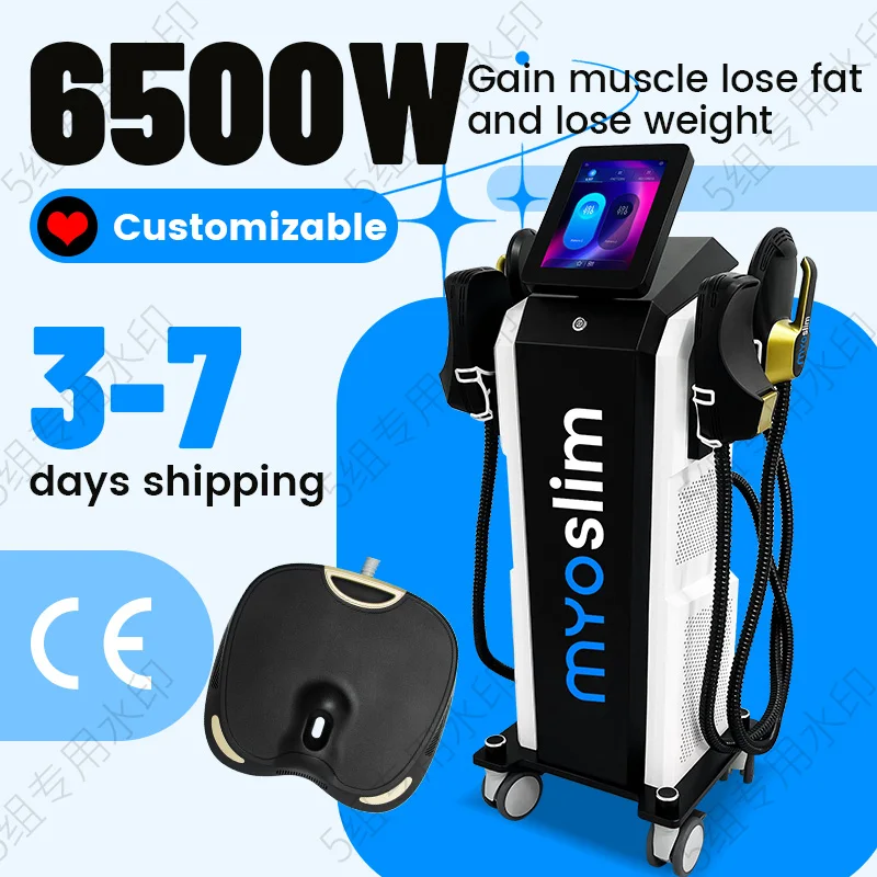 

MYOSILM 6500w NEO для похудения тела Nova сжигание жира мышечная машина для скульптуры тела электромагнитная стимуляция 15T 200HZ