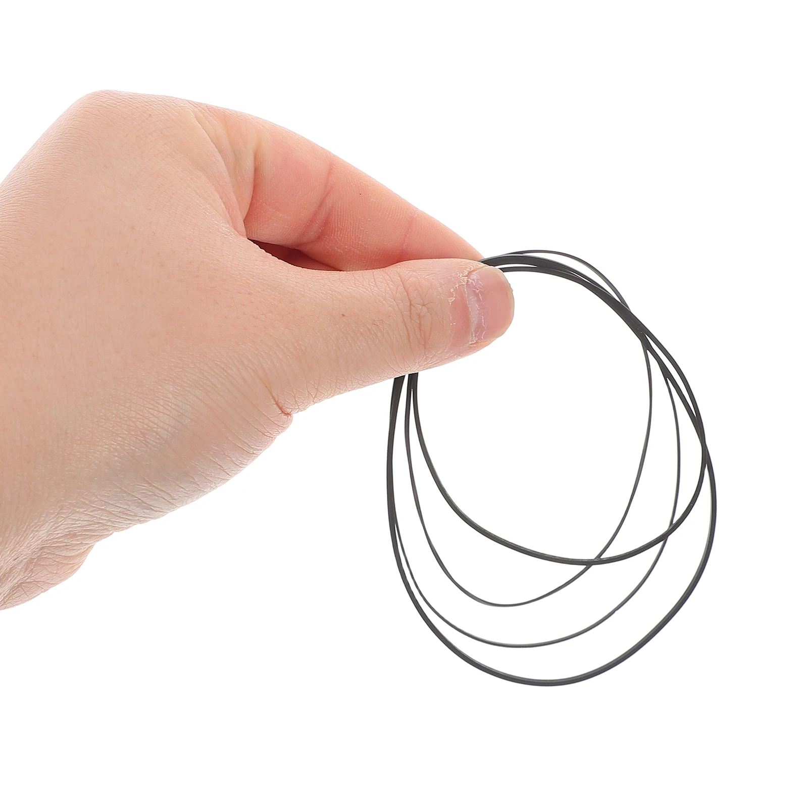 

50Pcs Rubber Belts Cassette Recorder Repair Durable Flexible Portable Easy Operate Restore Experience