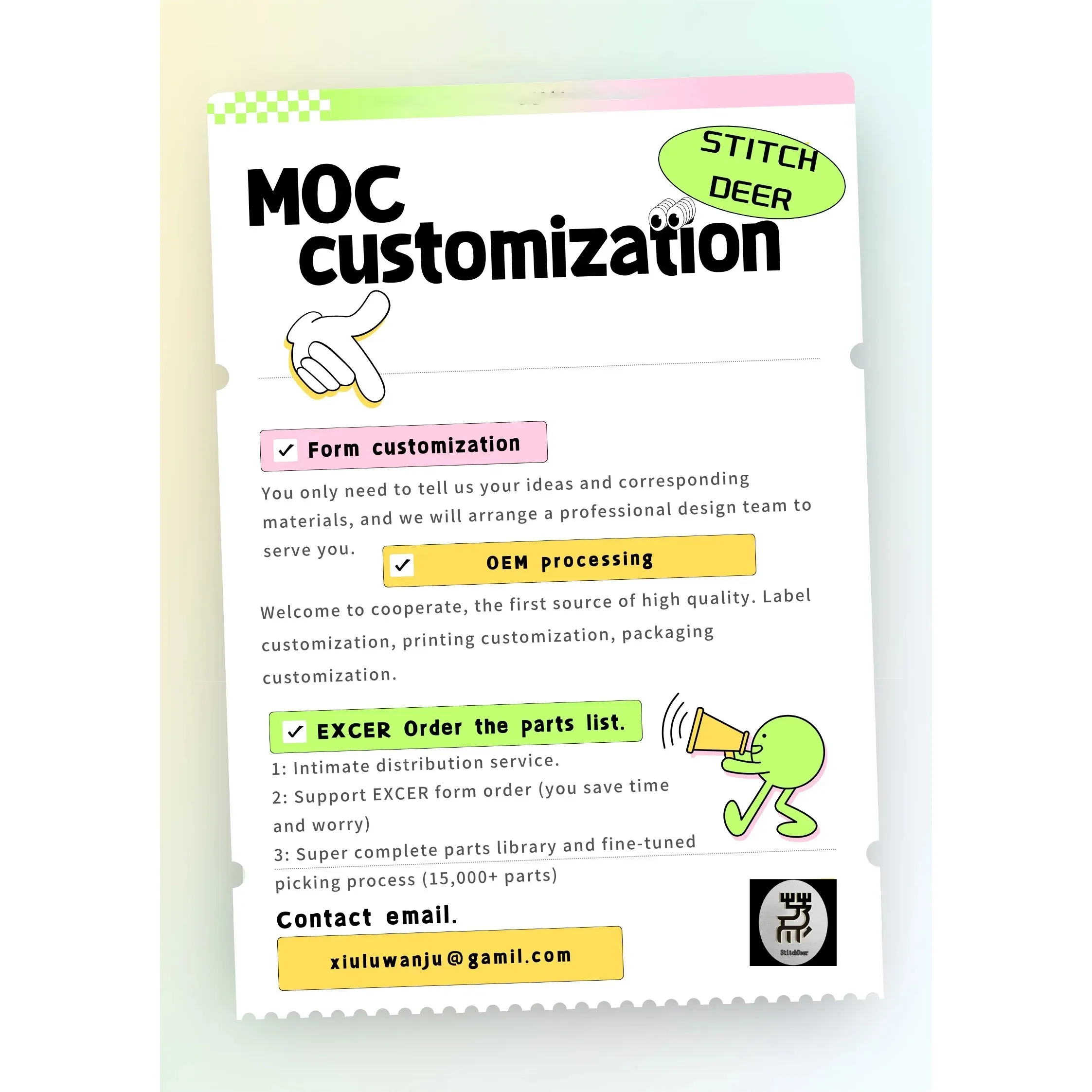 Custom MOC, Stickers, Building Blocks, Design, Custom Toys, Form Order, Building Block Parts,3D printing