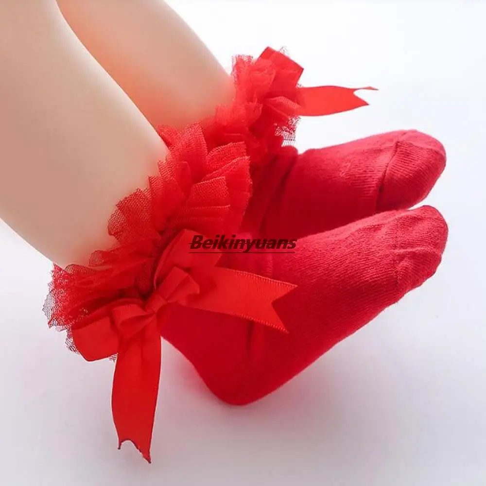 

Новинка, детские кружевные носки, детские модные кружевные носки в Корейском стиле, кружевные танцевальные носки для девочек на весну и осень, модные носки для девочек