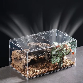 Transparent Acrylic Reptile Terrarium 1