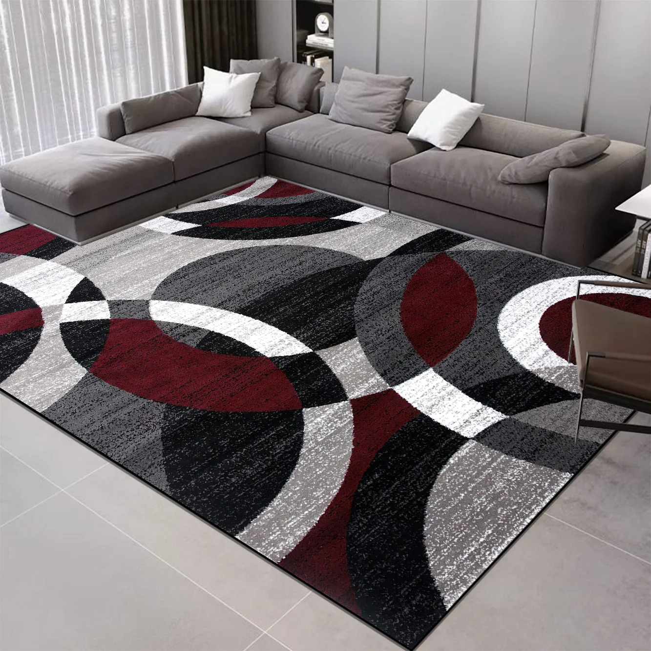 Geometry Decoration Nordic Carpets Living Room Sofa Area Rugs Home Bedroom Decor Luxury Carpet Room Hallway Soft Large Floor Mat