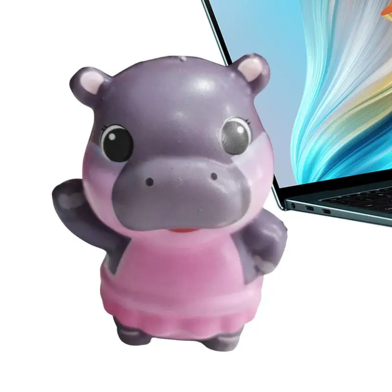 Hippo Fidget Toys Anti Stress Pygmy Hippo Toy Cartoon Animal Fidget Toys For Stress Relief Cute Toys For Kids And Adults