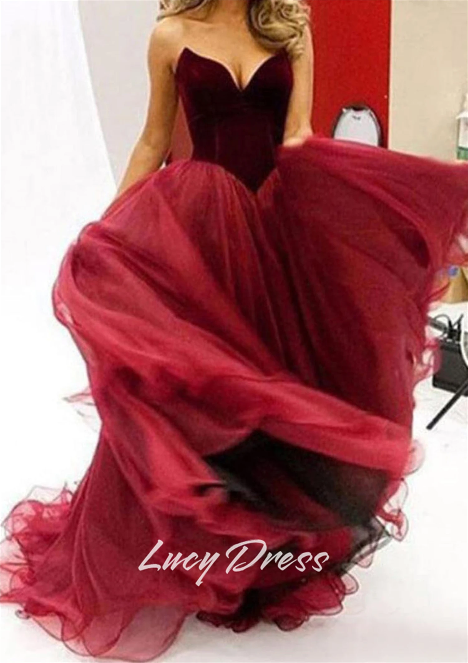 Lucy ที่กําหนดเองค็อกเทลชุดราตรีชุดปาร์ตี้หรูหราชุดพรหมชุดสําหรับโอกาสพิเศษชุด Gala