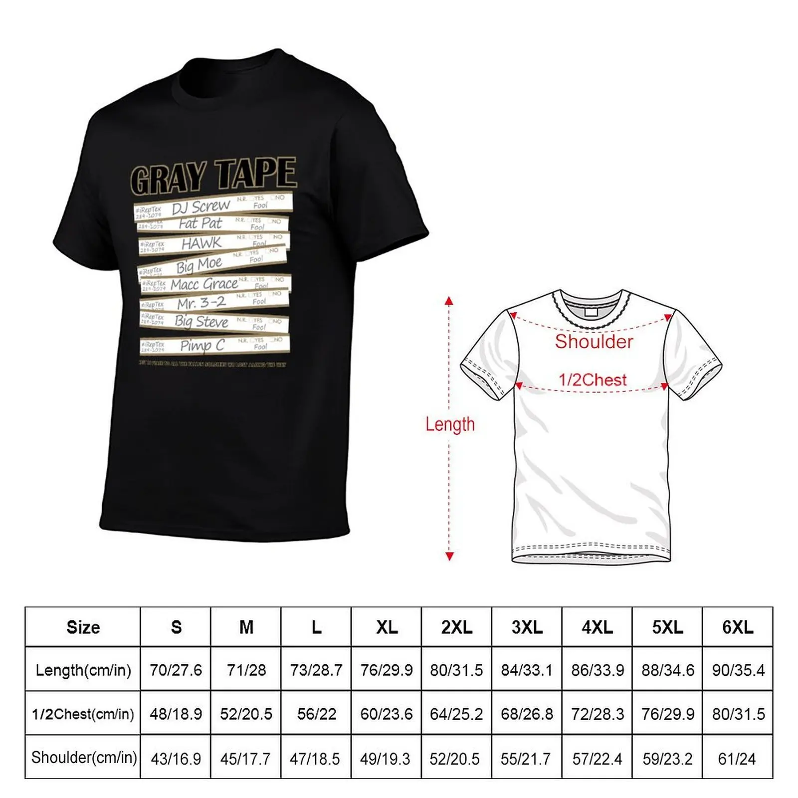 Gray Tape | #iRepTex T-Shirt cheap stuff topping heavy weight t shirts for men