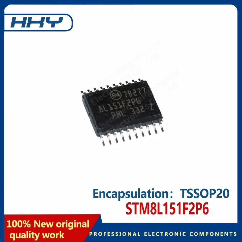 Microcontrolador TSSOP20 do pacote STM8L151F2P6, 5 PCes