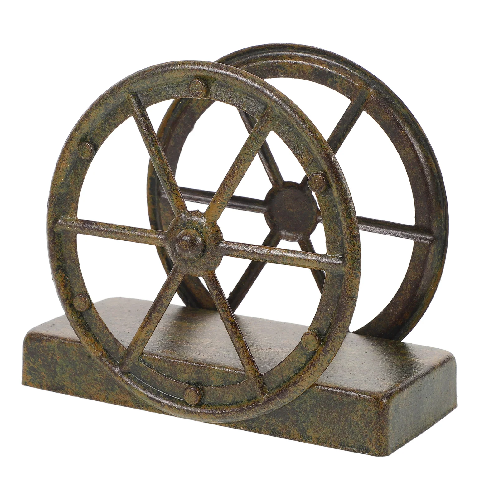 

Metal Vintage Napkin Holder Freestanding Paper Tissue Rack for Dining Table Kitchen Rustic Industrial Home Decor