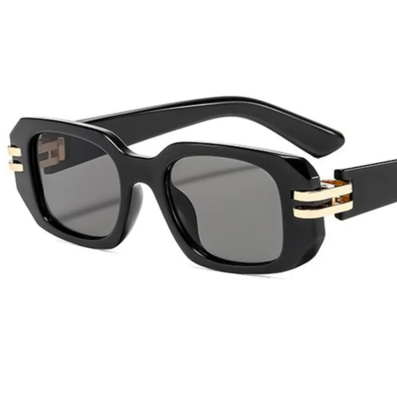 

NEW Sunglasses Women Sun Glasses Retro Anti-UV Spectacles Simplity Eyeglasses Rectangle Ornamental Personality Temples Goggle