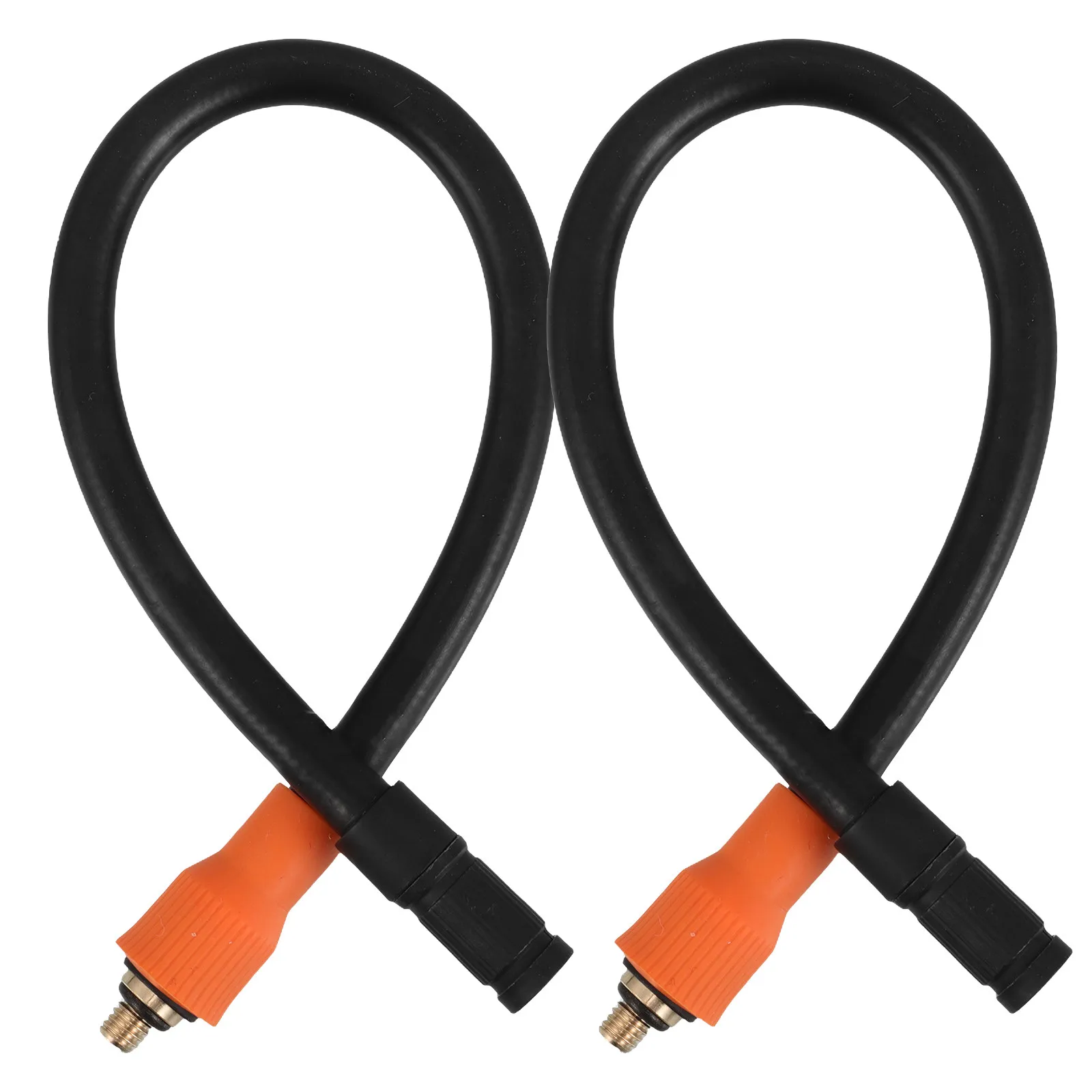 2Pcs M6 Threaded Inflator Hose Extension Tube for Car Bike Motorcycle Tire Pump Air Compressor Quick Inflation Leakproof Copper