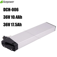 36V 10.4Ah 12.5Ah 17.5Ah Battery DCH006 For ADO A20 Fiido M1 Folding Electric Bike Replacement MATE E Bike Lankelesi Batteries