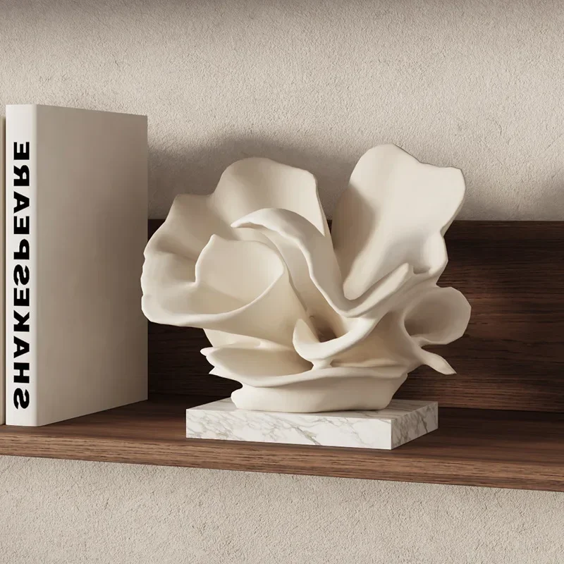 New Resin Handicraft Artificial Coral Whelk Sea Shell Clamshell Manual Irregularity Decorative Figurines Home Decoration Ac
