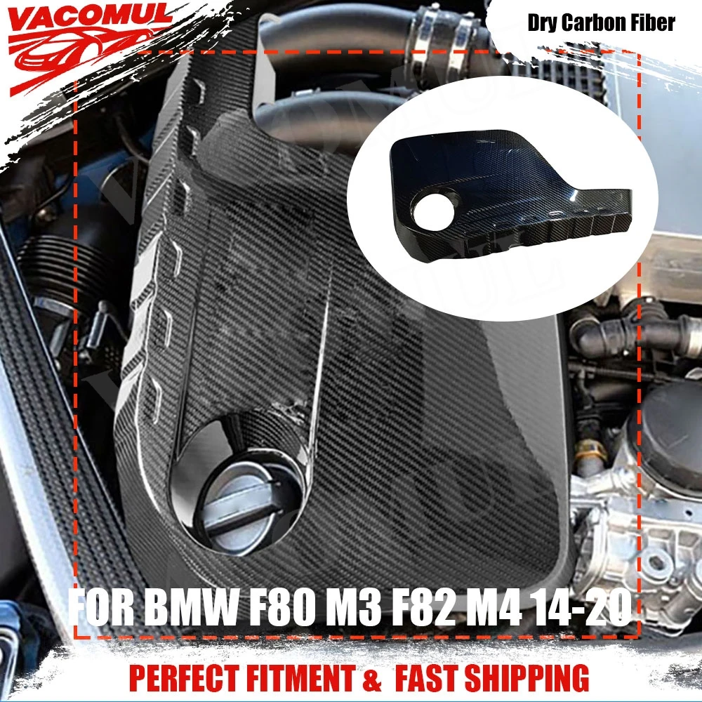 

Крышка двигателя из сухого карбона VACOMUL, внутренняя крышка капота для BMW F87 M2C F80 M3 F82 F83 M4 2014-2020, автомобильные аксессуары