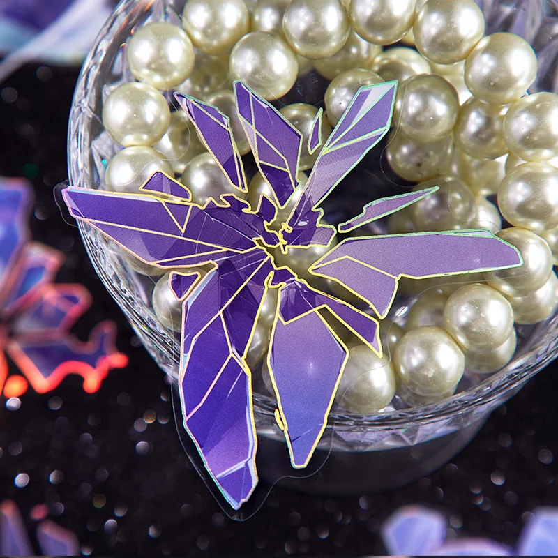 20 Arkuszy Naklejek Graffiti z Złamanych Kryształów do Samodzielnego Wyrobu Albumów, Walizek, Telefonów, Laptopów, Gitar, Dekoracyjnych Artykułów Papierniczych i Biurowych