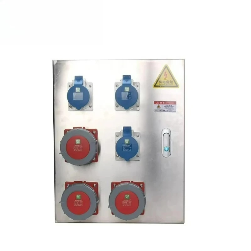Stainless Steel Flame-retardant Socket Distribution Box, Corrosion-resistant and High-temperature Resistant Industrial