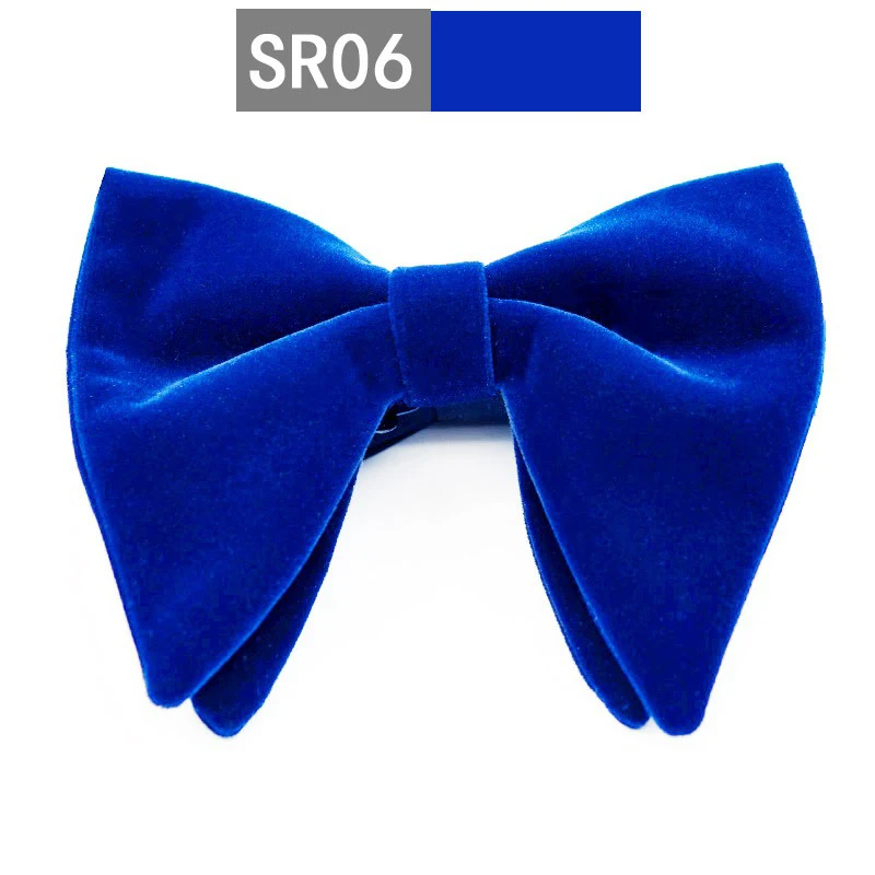 Handgefertigte Übergroße Samtfliege für Herren, Verstellbare Fliege, Perfekt für Formelle Anlässe, Hochzeiten, Smoking-Anzüge und Accessoires – Detail 12