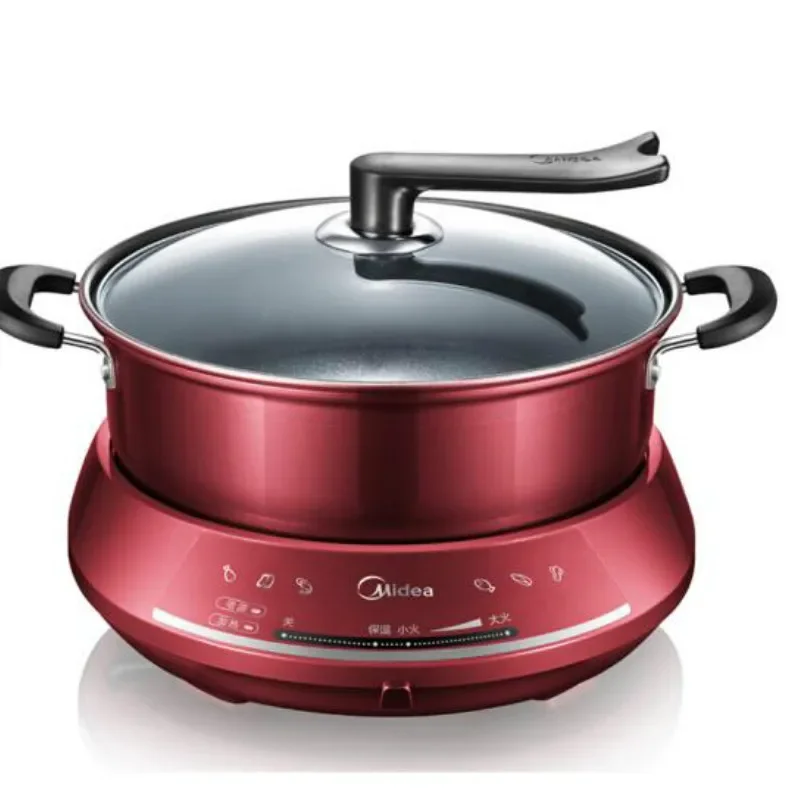 ميديا-طباخ التعريفي المغناطيسي الكهربائي ، طباخ متعدد الوظائف ، 220 فولت ، طباخ متعدد الوظائف