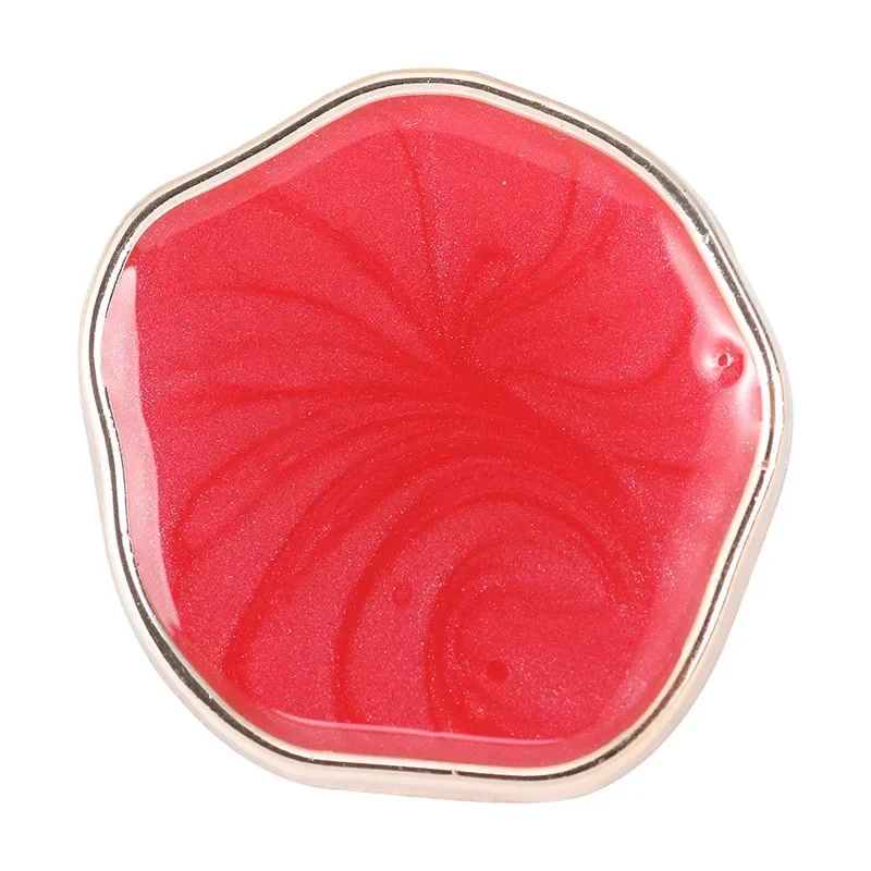 10pcs Water Wave Shape Shank Buttons Beautiful Irregular Plastic Plating Buttons Woman Coat Apparel Accessories