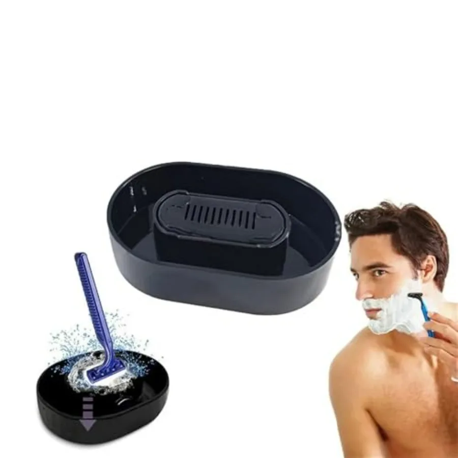 

Razor Rinser - Ultimate Razor Rinser for Men - The Clean Shave Razors Rinsers Cleaner for Shaving - Razors Blade Cleaner with S