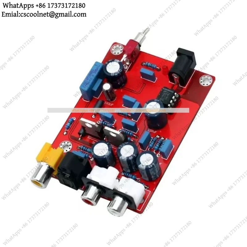 JS02 Hi-Fi DAC Board – TDA1543 + CS8412 Decoder, Op Amp Decoding Circuit, Audio Amplifier Module
