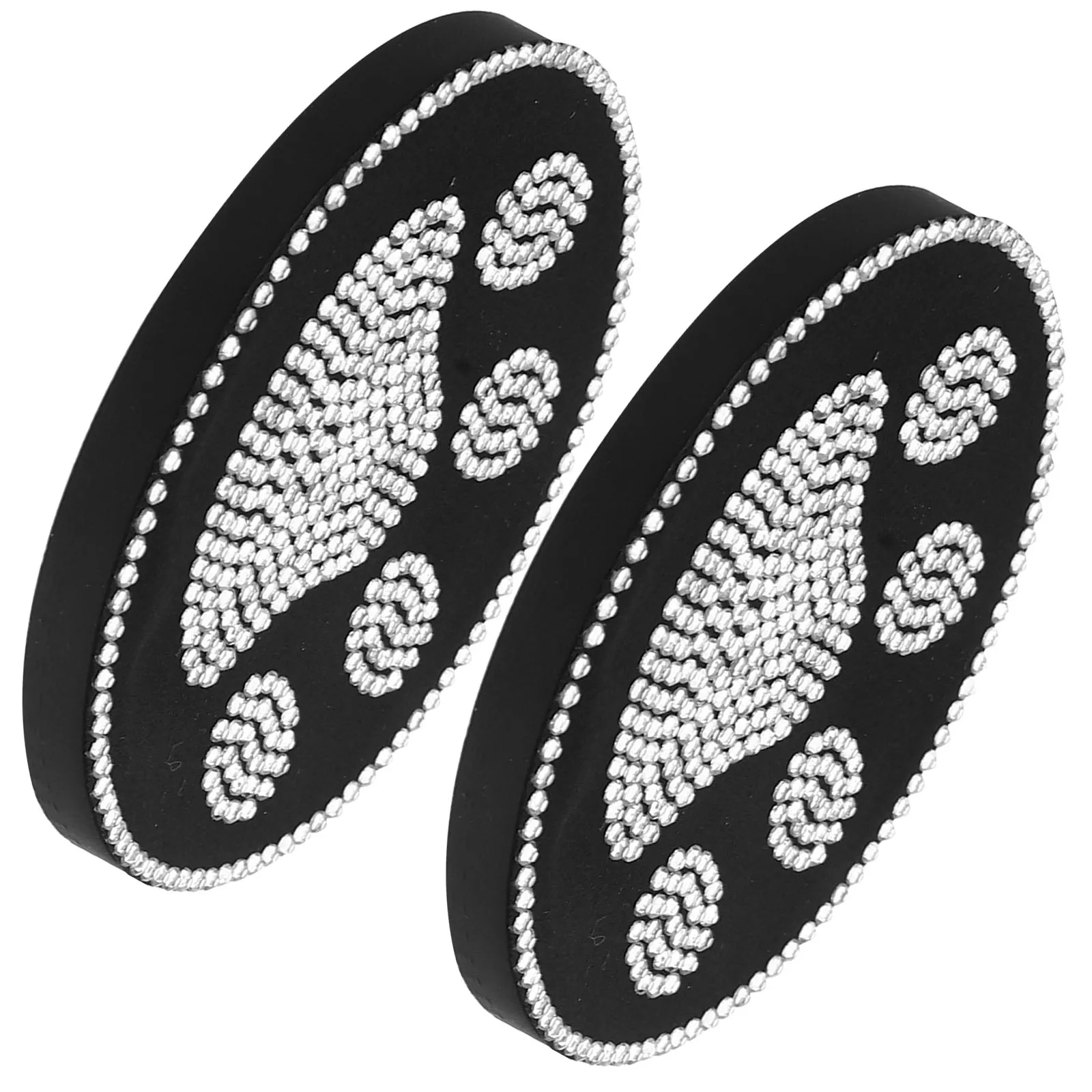 

2pcs Rhinestone Decorated Anti-Slip Car Cup Mat Reusable Heat Resistant For All Car s Non-Slip Drink Mat Elegant Design