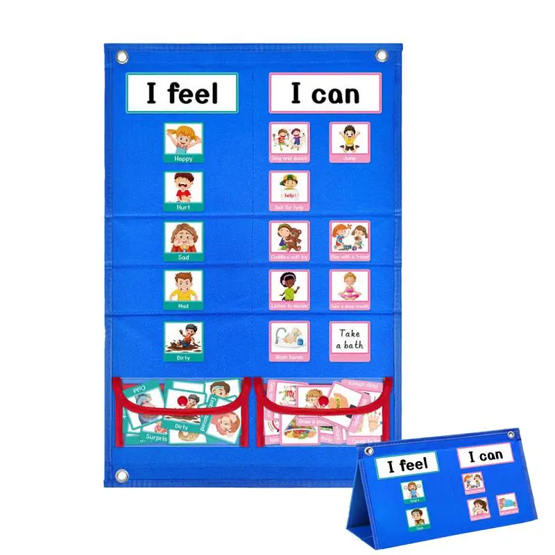 

Chore Chart For Kids Toddler Chore Chart Of Convenient Storage Visual Schedule With Two Removable Storage Pockets