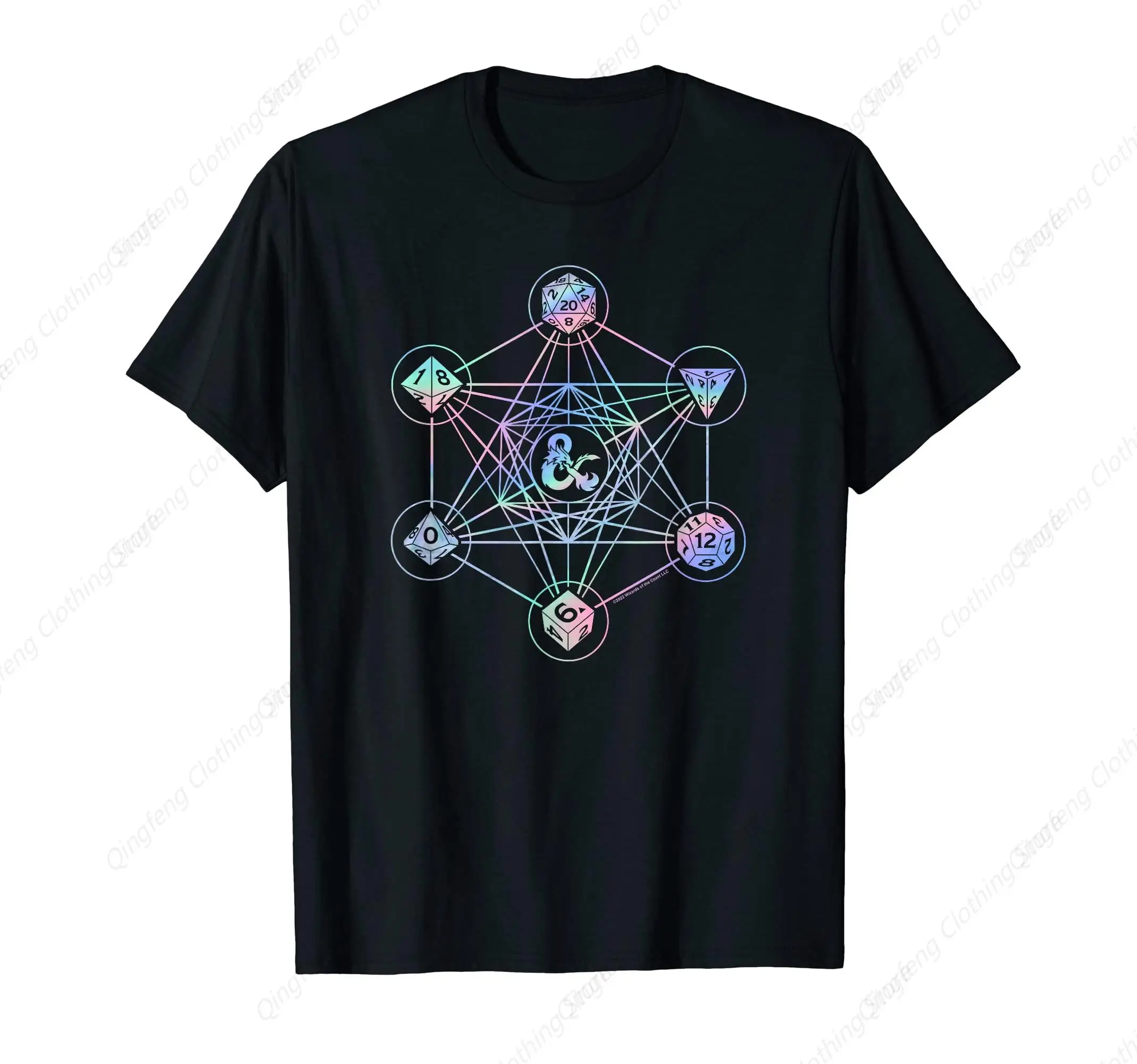 

6 Die Geometric Hologram Logo T-Shirt