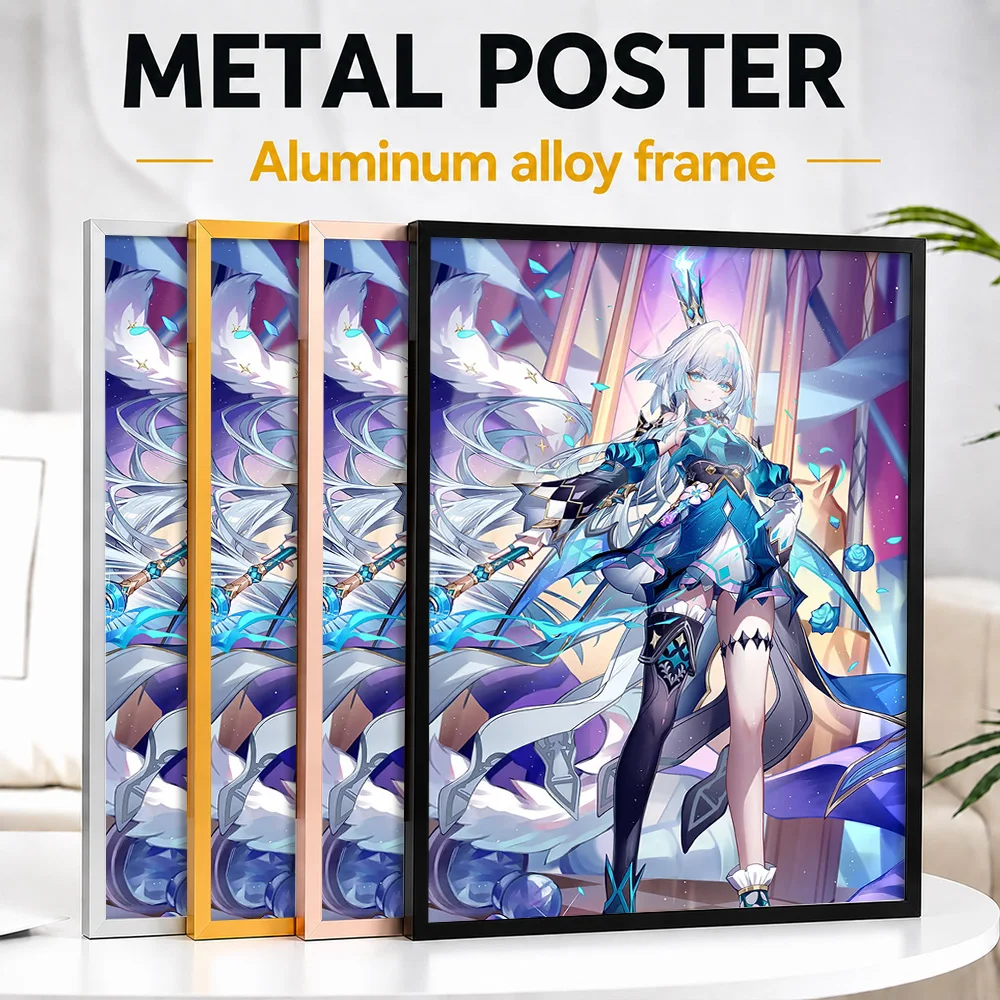 Honkai Star Rail Cerydra Framed Metal Print Customized Hero Tribute Wall Art Perfect Within Game Room As Cosplay Enthusiasts