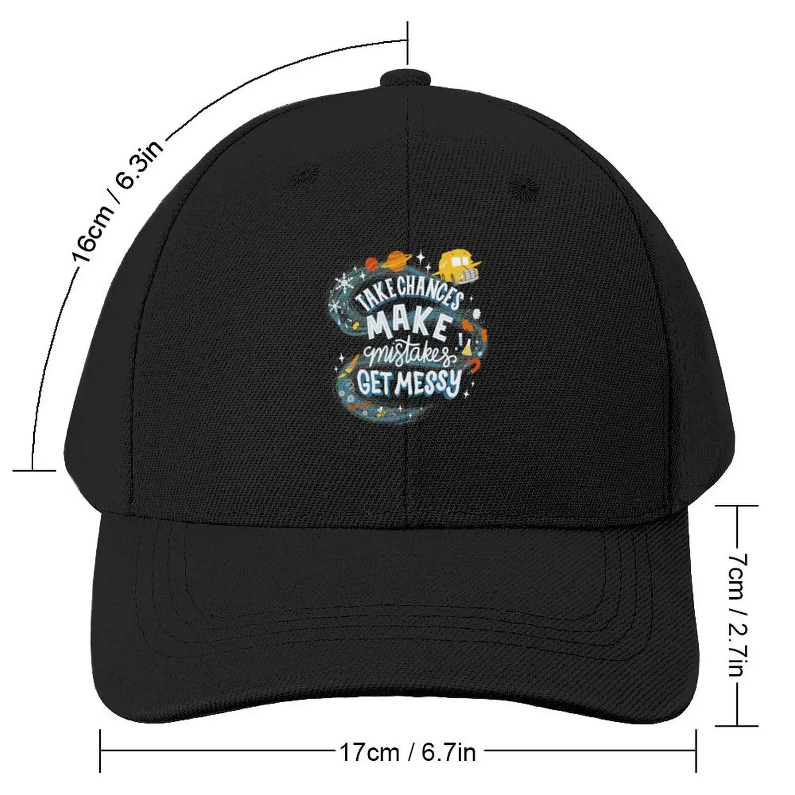 Magic Schoolbus Frizzle Quote Baseball Cap Ball Cap Hat Beach Trucker Cap Women's Hats Men's