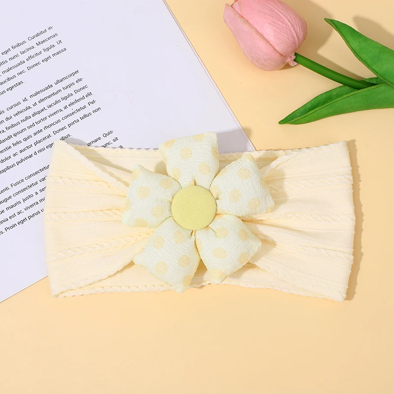 Cute Flower Baby Headbands For Baby Girl New Fashion Newborn Headband Children Turban Hair Bands Kids Hair Accessories Girl