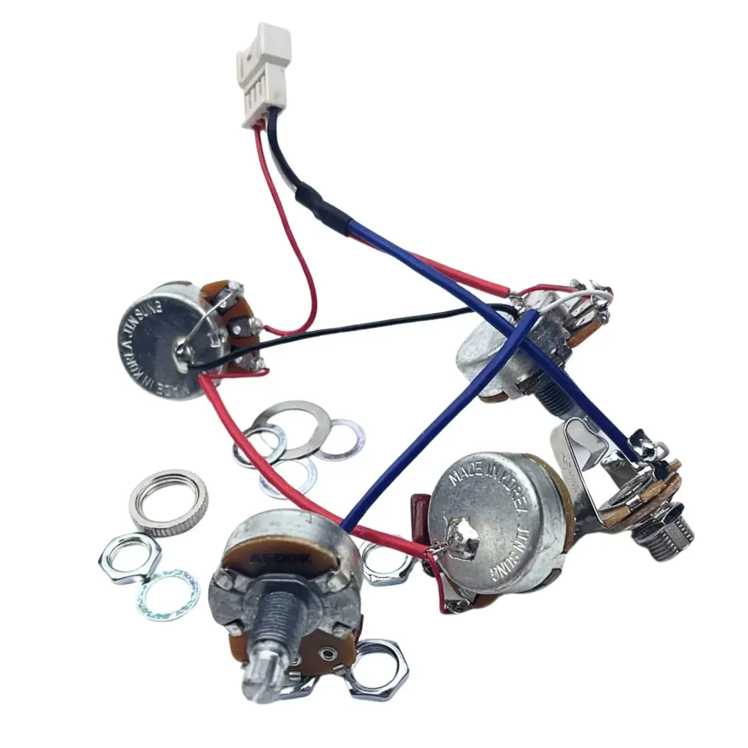 

1 Set Epiph LP Electric Guitar Pickup Wiring Harness Prewired Kit For LP SG DOT ( 1 Toggle Switch + 4 Pots + Jack )