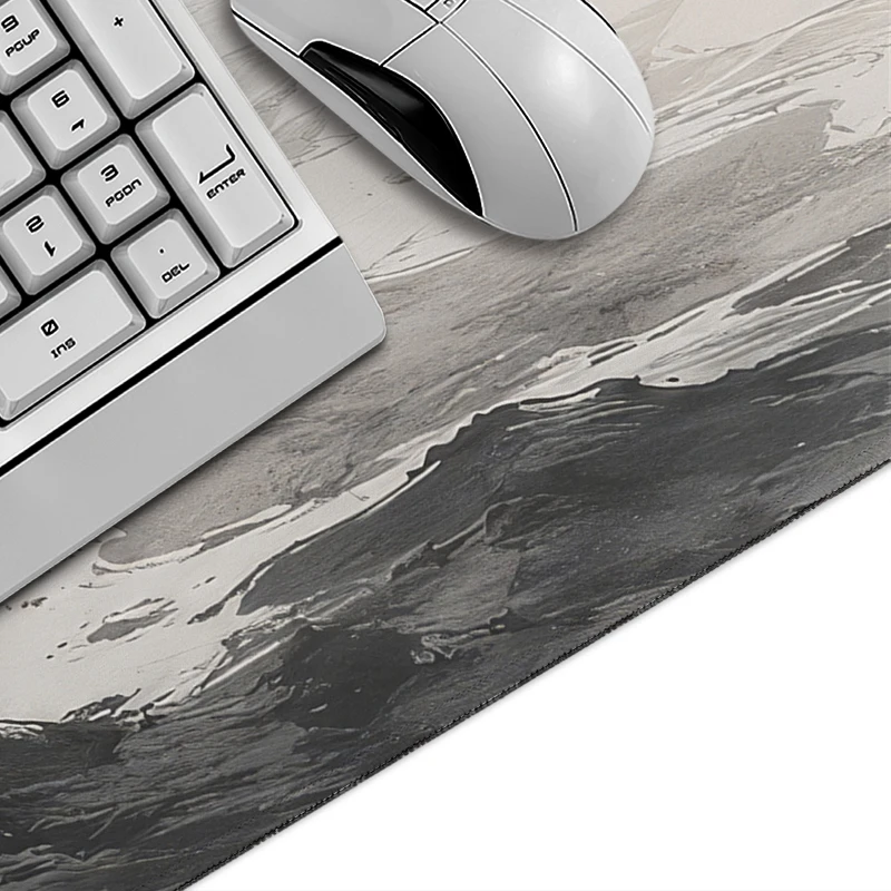 Mouse Pad Gamer Ink Mountains with Red Sun printon demand Large Mousepad XXL Mechanical Keyboard Pad Soft Non-Slip Gaming laptop