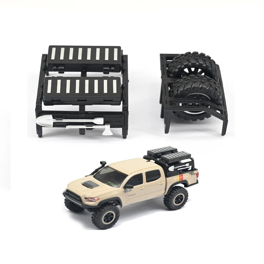 RC Crawler Roof Rack Luggage Box For Axial SCX30 1/30 scale RC Car Injection Upgrade Mood Parts Custom Size Decor Accessories