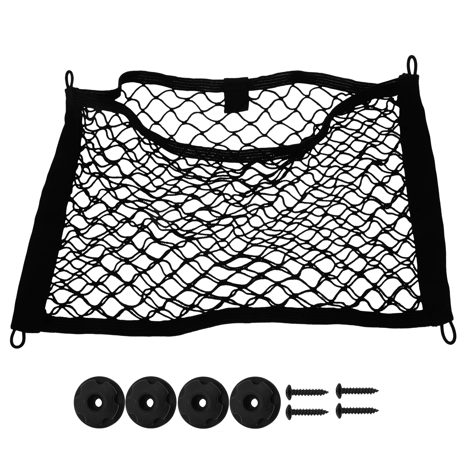 

Double Layer Pocket For Automobile Expandable Cargo Holder Purse Handbag Truck Boat Rv Storage Solution Seat Basket Mesh Net