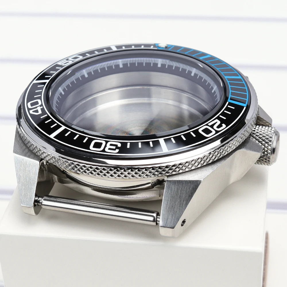 44mm Gehäuse NH35A für SKX Samurai Uhrengehäuse Zubehör Saphirglas für NH35 NH36 NH38 4R 7S Transparente Bodenabdeckung SKX Modifikationen – Detail 4