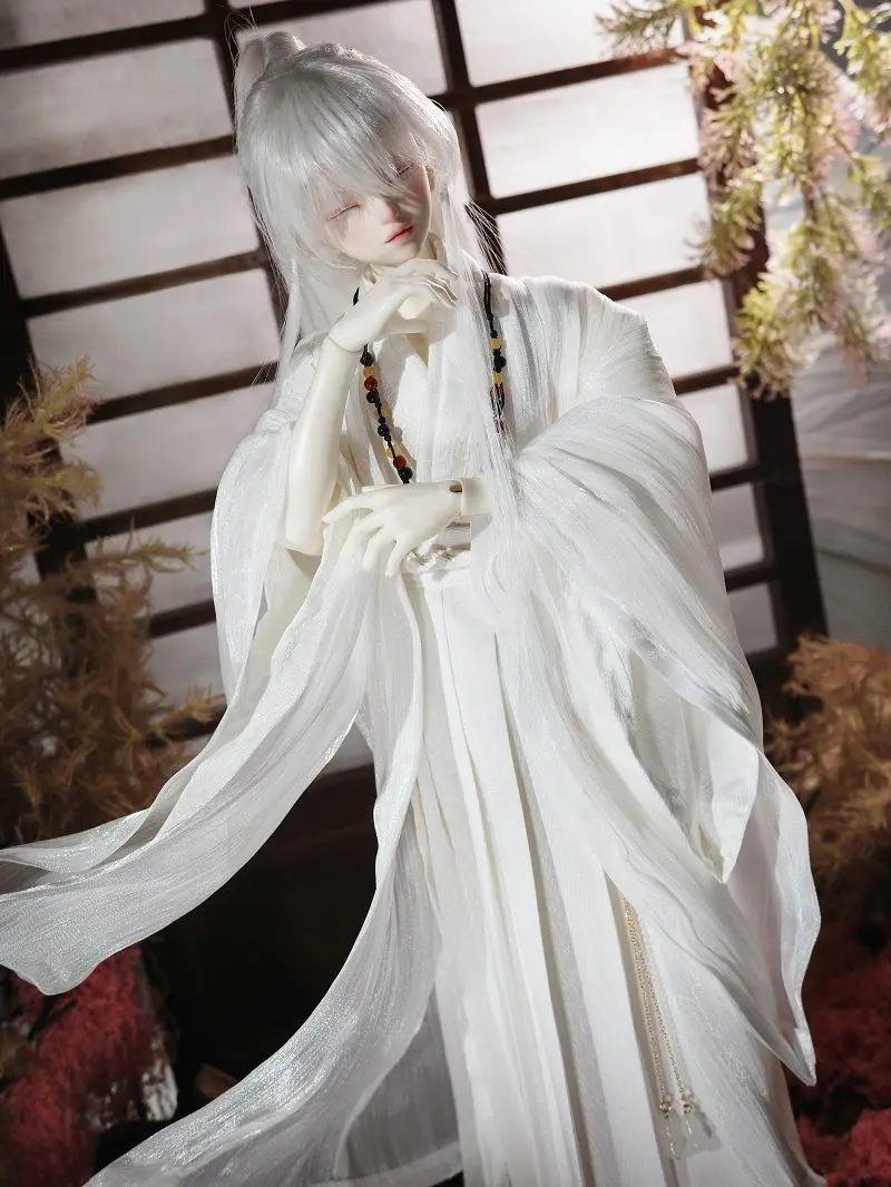 Nouvel ensemble de vêtements pour poupée 1/4, pour poupée Bjd de 45 cm, ensemble Hanfu de la Chine ancienne, jouets de déguisement, maison de jeu, cadeau, accessoires de poupée, sans poupée