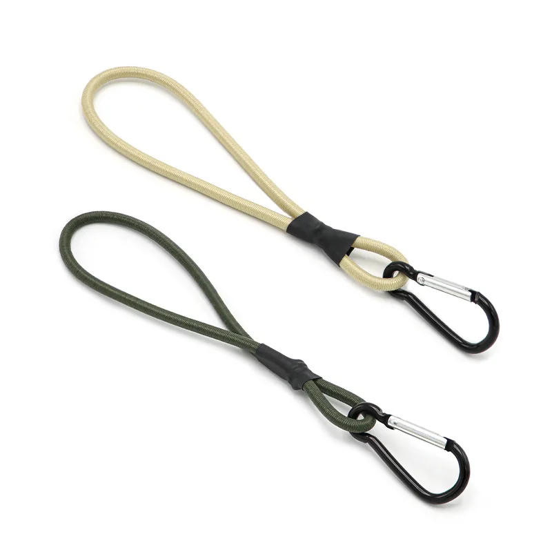 Outdoor Elastic Rope Mountaineering Hook Multi functional Camping Portable Elastic Rope Buckle Skycurtain Pull Rope Ground Nail