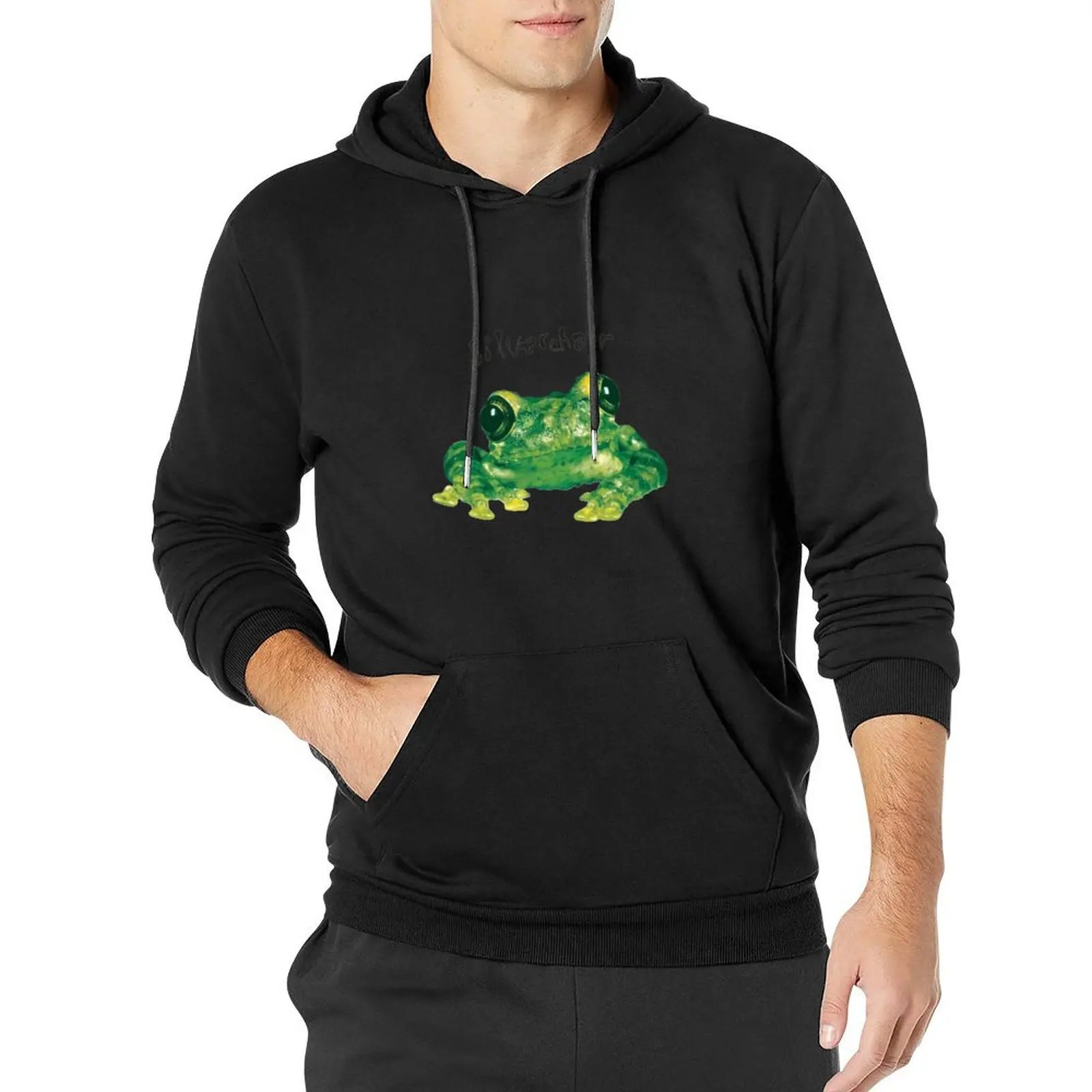 1995 RARE Silverchair Frogstomp '95 Frog Double Pullover Hoodie autumn anime hoodie