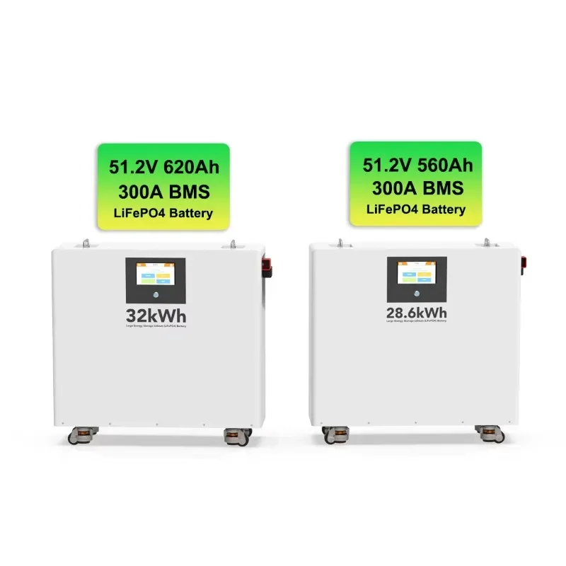 Ultra-Large Capacity 48V LiFePO4 Battery Pack 28KWH 560AH 51.2V Lithium Ion Rechargeable Deep Cycle Solar Energy Storage Battery