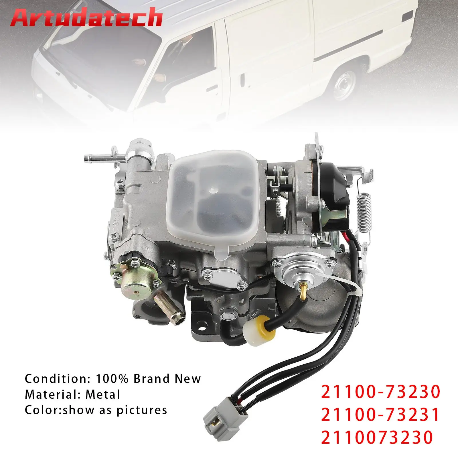 

Авто карбюратор Artudatech 21100-73230 для Toyota 3Y 4Y Hiace Hilux 1982-1988, автомобильные аксессуары