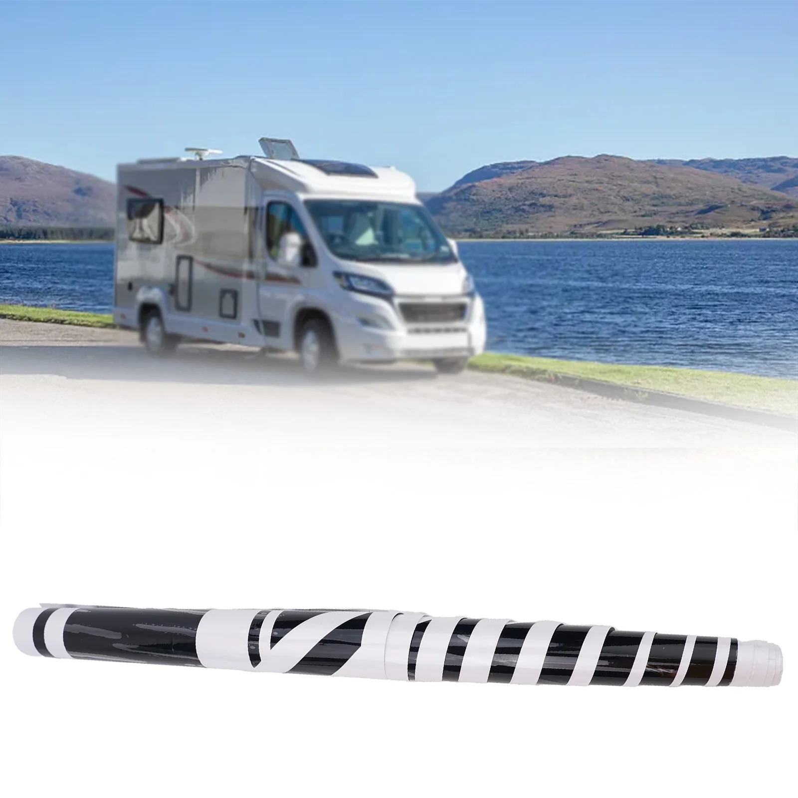 

Набор виниловых наклеек с графическим рисунком в виде полосок. Персонализируйте свой автомобиль с помощью набора виниловых наклеек с графическим рисунком в виде полосок. Комплект из 2 штук.